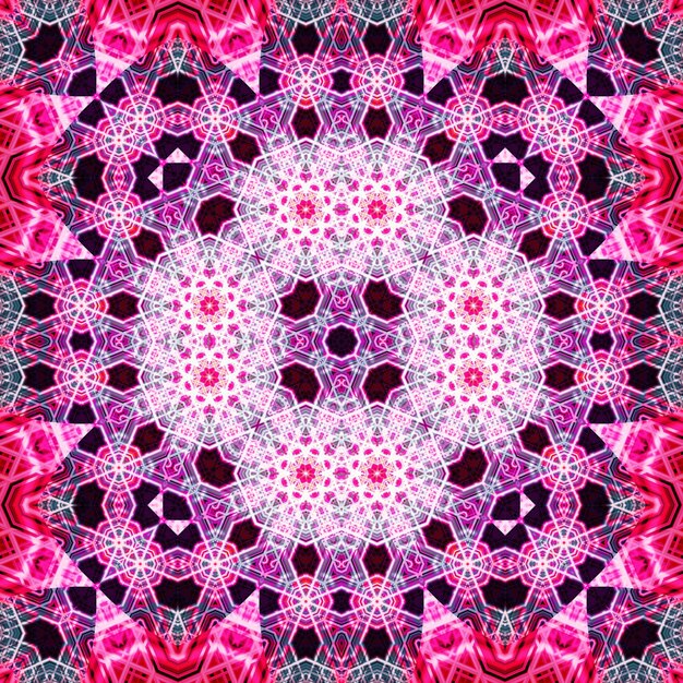 Foto modello simmetrico quadrato senza cuciture art texture mandala