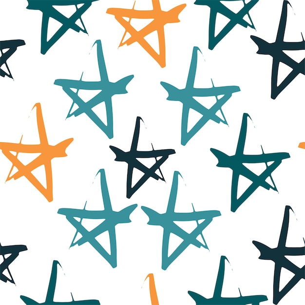 seamless stars pattern