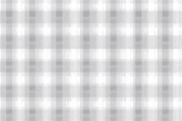 Seamless subtle light grey gingham checker tartan fabric AI