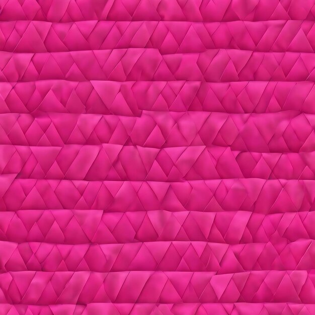 Seamless sweet pink twist cloth in geometry triangle grid shape pattern background