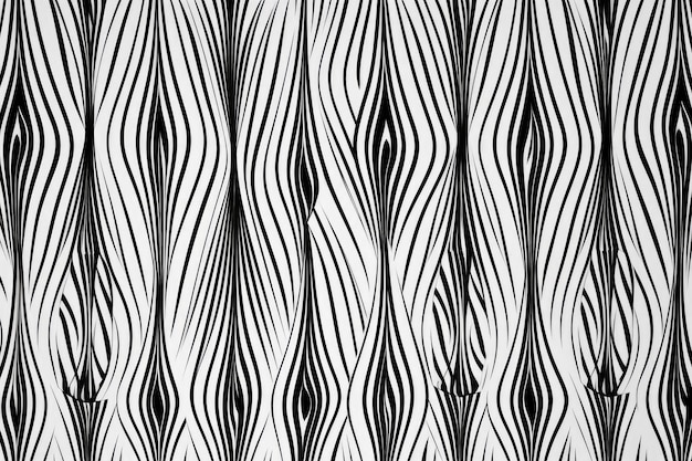 Seamless teardrop ogee pinstripe pattern generative AI