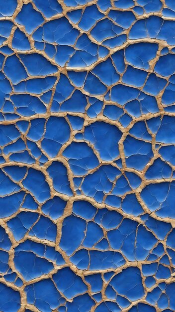 Seamless texture blue cracks in the porcelain