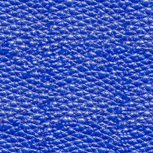 Seamless texture. blue genuine leather