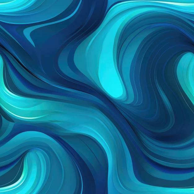 Seamless texture blue waves