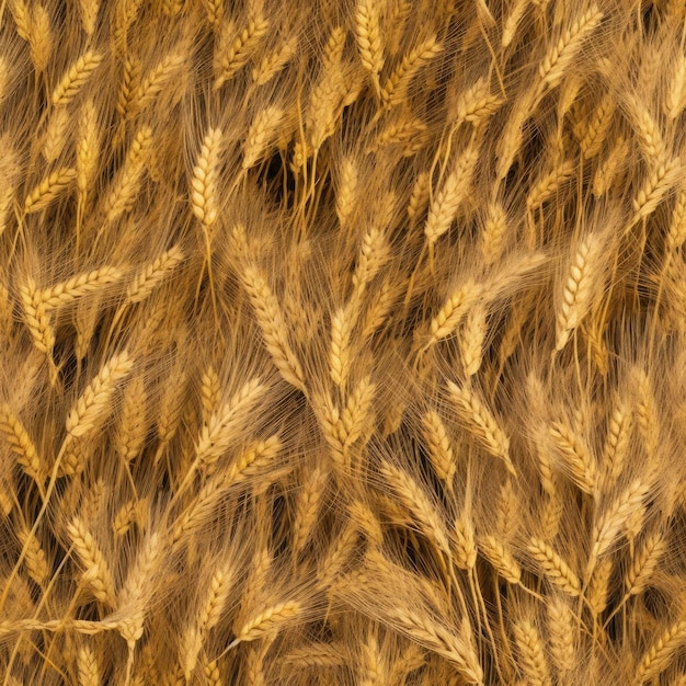 Seamless texture of ears of wheat