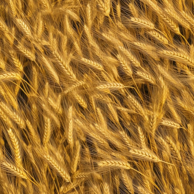 Seamless texture of ears of wheat