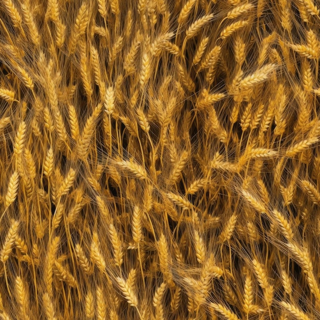 Seamless texture of ears of wheat