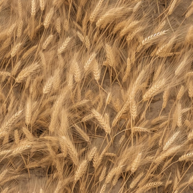 Seamless texture of ears of wheat