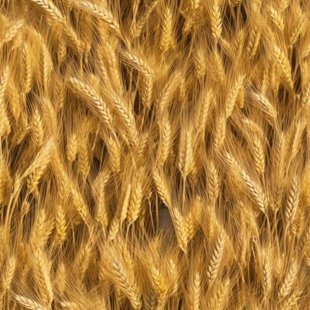 Photo seamless texture of ears of wheat