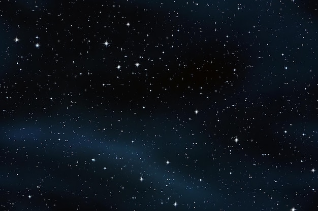 Photo seamless texture and fullframe background of starry night sky and outer space neural network generated in may 2023 not based on any actual scene or pattern