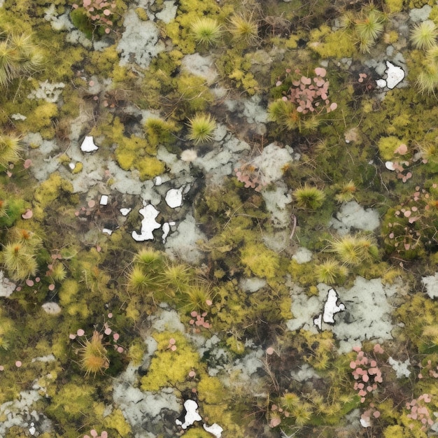 Seamless texture northern tundra