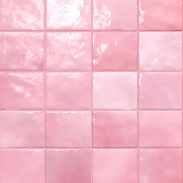 Photo seamless texture pattern of pink tiles