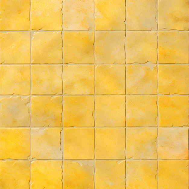 Photo seamless texture pattern of yellow tiles