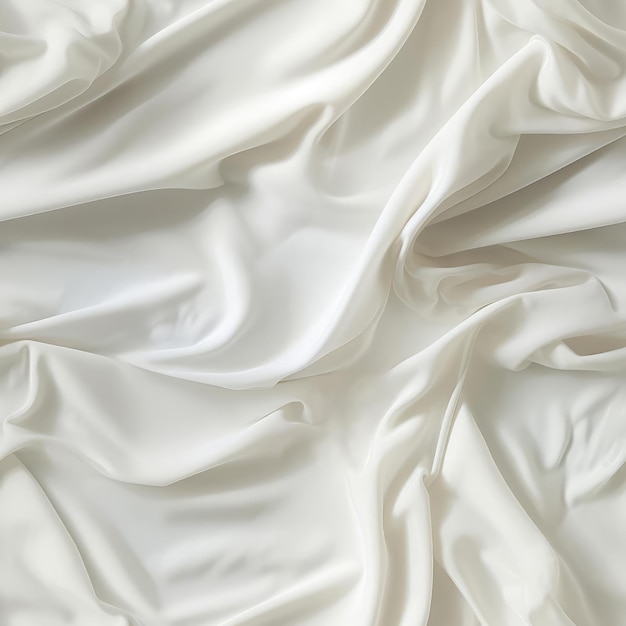 Seamless texture of white fabric