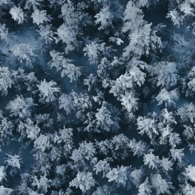 Photo seamless texture of winter forest