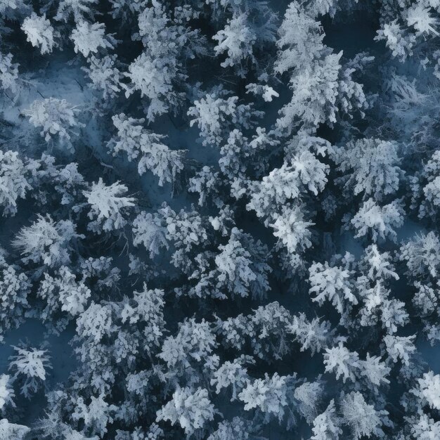 Seamless texture of winter forest