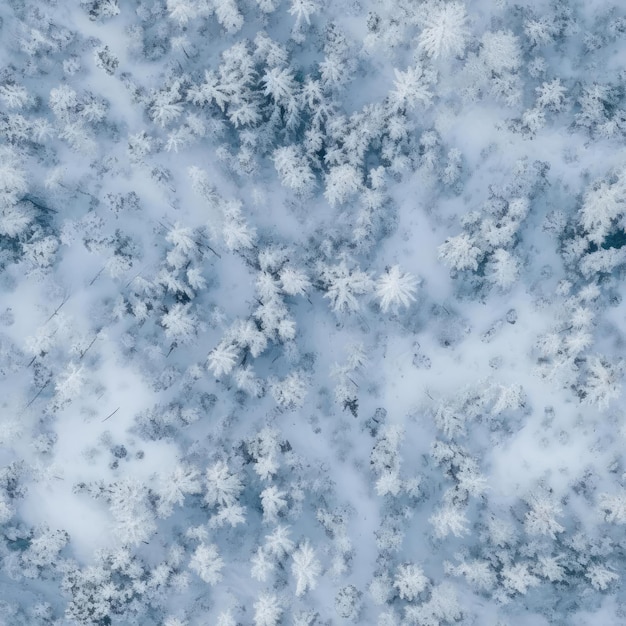 Seamless texture of winter forest