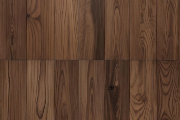 Seamless texture of a wooden laminate varnished dark woodai generate