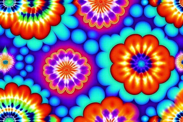 Seamless tie dye pattern