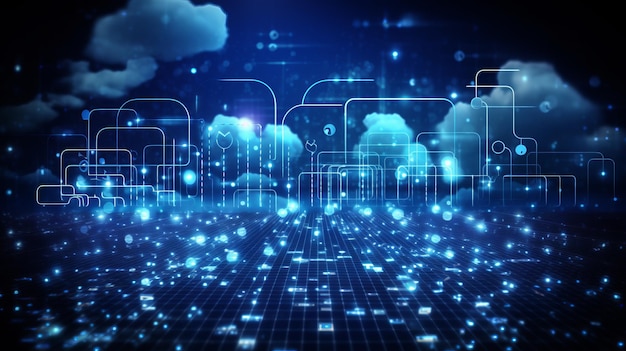 Seamless transfer and storage of big data on the internet capturing the essence of cloud computing G