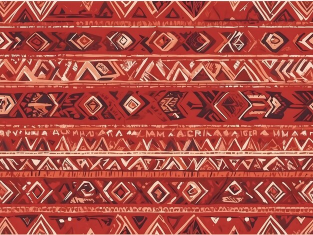 Photo seamless tribal pattern design concept