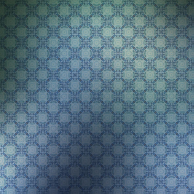 Seamless vintage background with a pattern of geometric shapes in blue