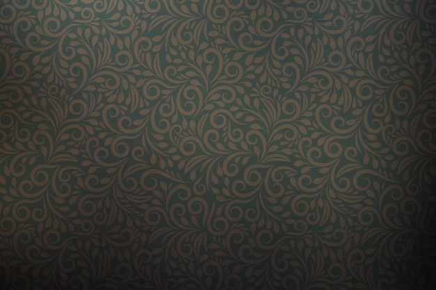 Photo seamless wallpaper pattern vintage background with swirls
