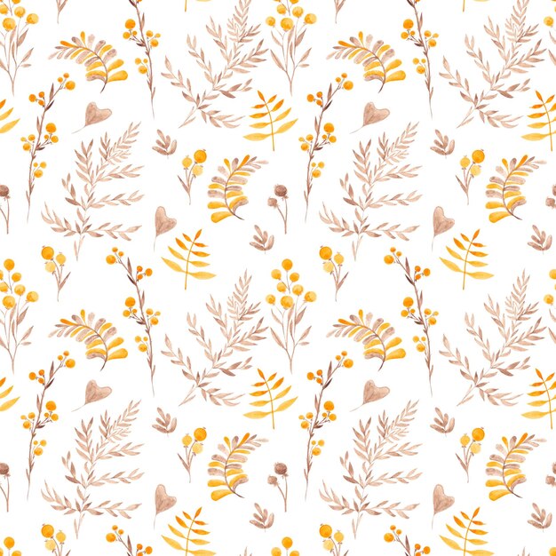 Seamless watercolor pattern. Fashion texture. Stylish brush pattern