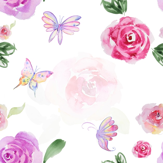 Seamless watercolor pattern