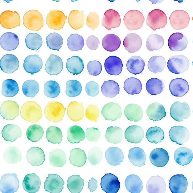 Seamless watercolor patterns with digital code motifs perfect for a blend of art and technology