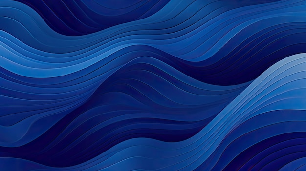 Premium AI Image  seamless waves pattern curvy waves curvy