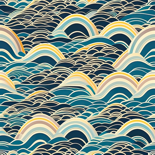 Seamless Waves Pattern