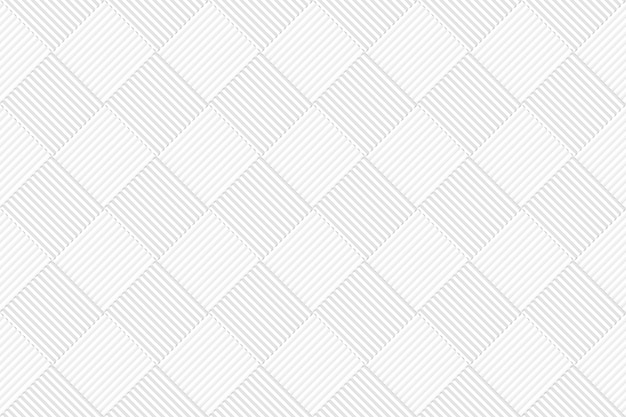 Seamless White Gray Square Grid Tiles Pattern Wall Background.