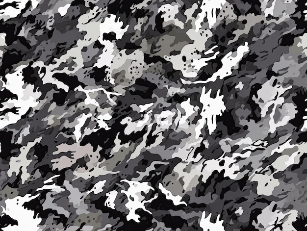 Seamless white pattern with Repeating military hunting camouflage wallpaper background design Generative AI