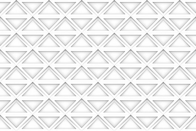 Seamless White square grid pattern art design wall background.