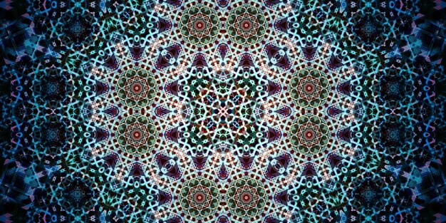 Seamless wide patterns Art texture is symmetrical