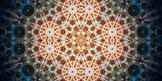 Photo seamless wide patterns art texture is symmetrical