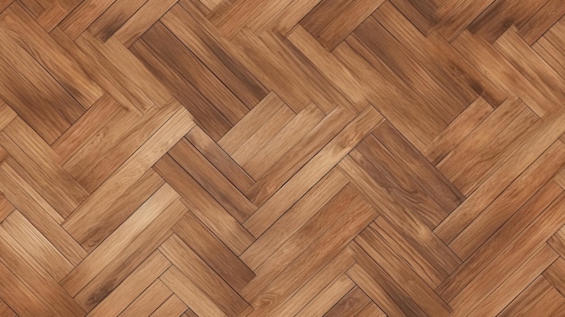 Seamless Wood Brown Parquet Background