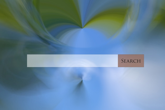 Photo search bar web on multi colored abstract background