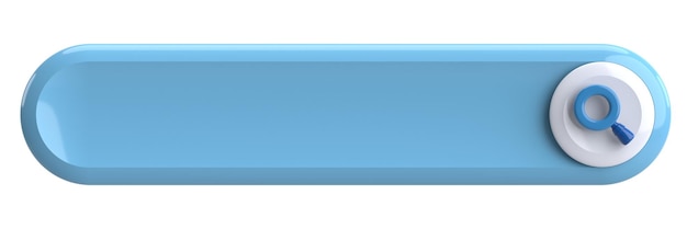 Search field Search bar 3D illustration
