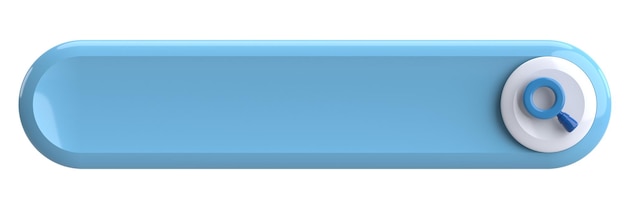 Фото Поле поиска панель поиска 3d иллюстрация