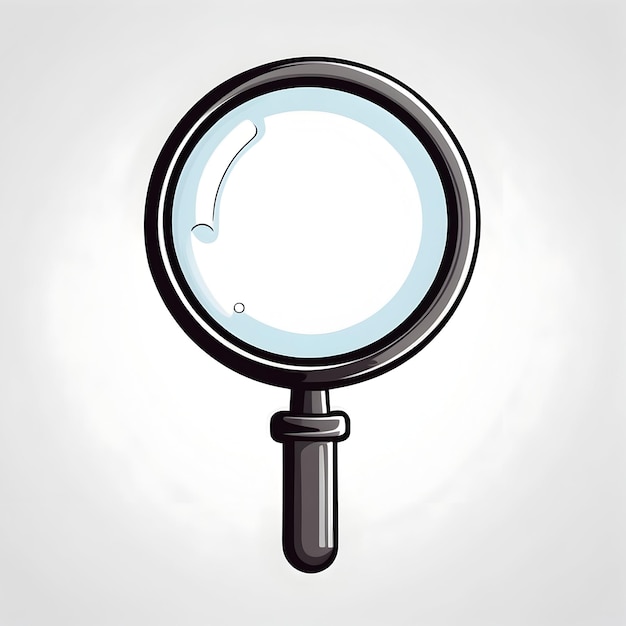 Search icon Magnifying glass Zoom in symbol Investigation concept Magnification tool Searching