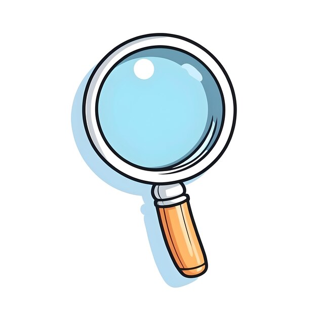 Photo search icon magnifying glass zoom in symbol investigation concept magnification tool searching