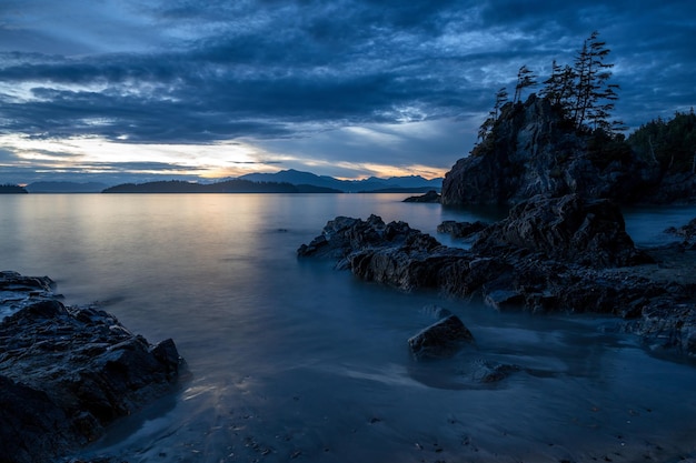 Seascape in Bamfield, Vancouver Island, BC Canada