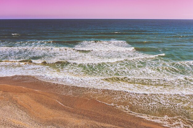 Seascape in the early morning Nature landscape