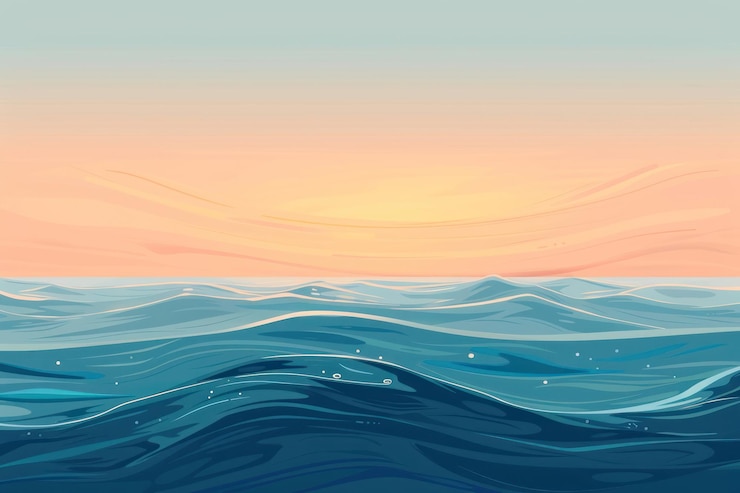 Photo seascape outdoors painting scenery
