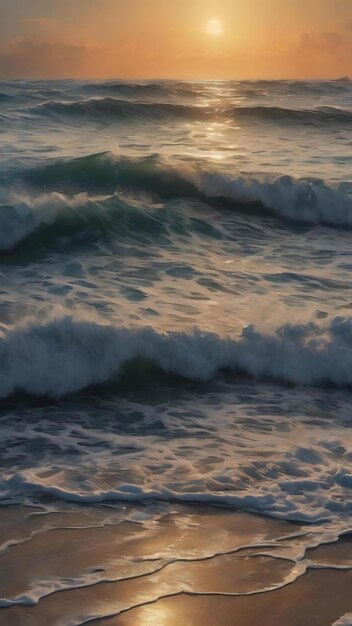 海風景のテクスチャー - 海の波を生み出す