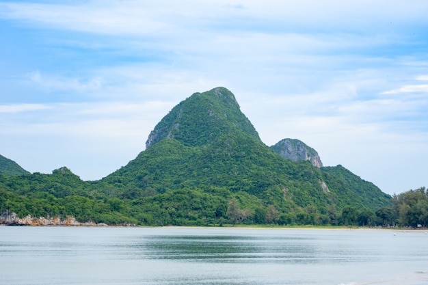 アジアの海景と山の自然景観