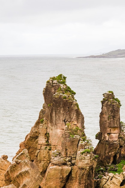 Seascapes of Paparoa national park New Zealand