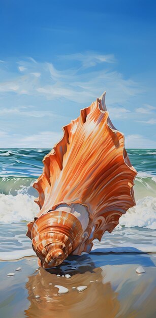 Seashell background